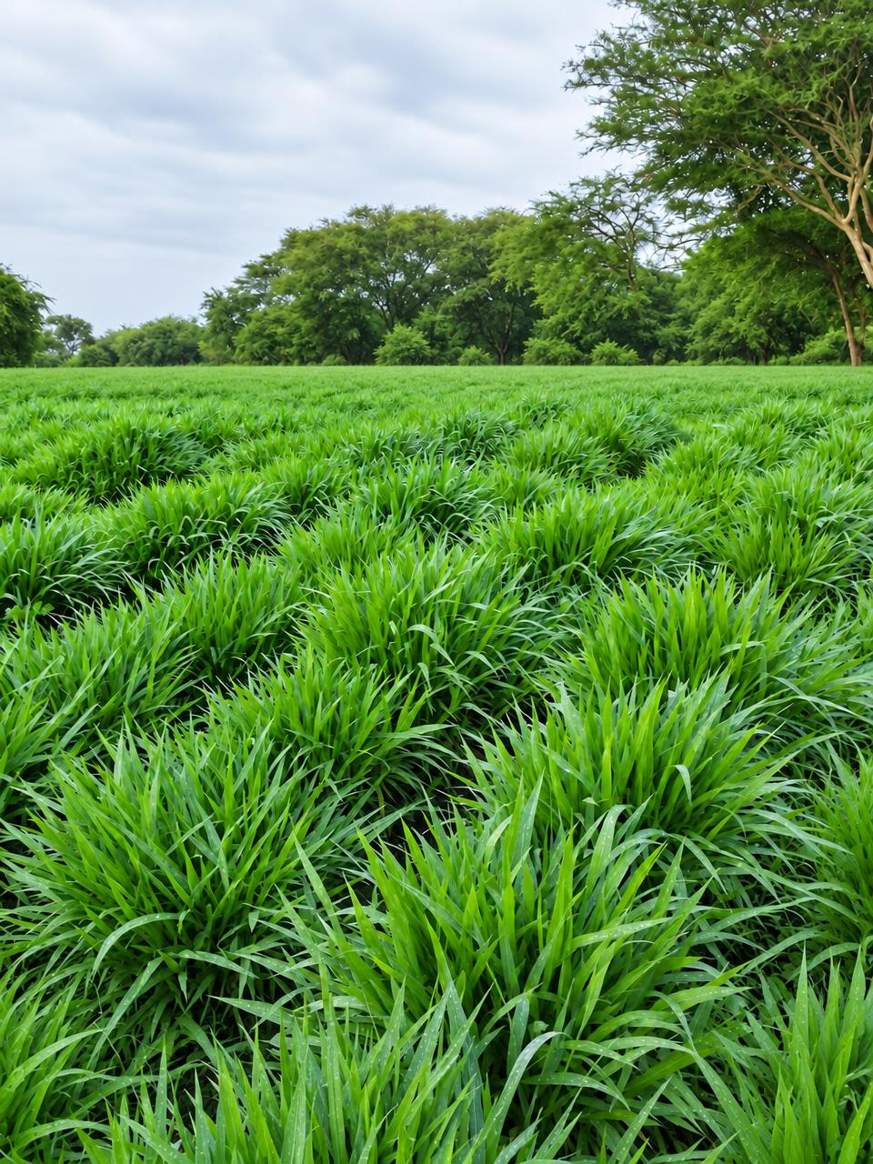 Fodder grass on the Kunya farm